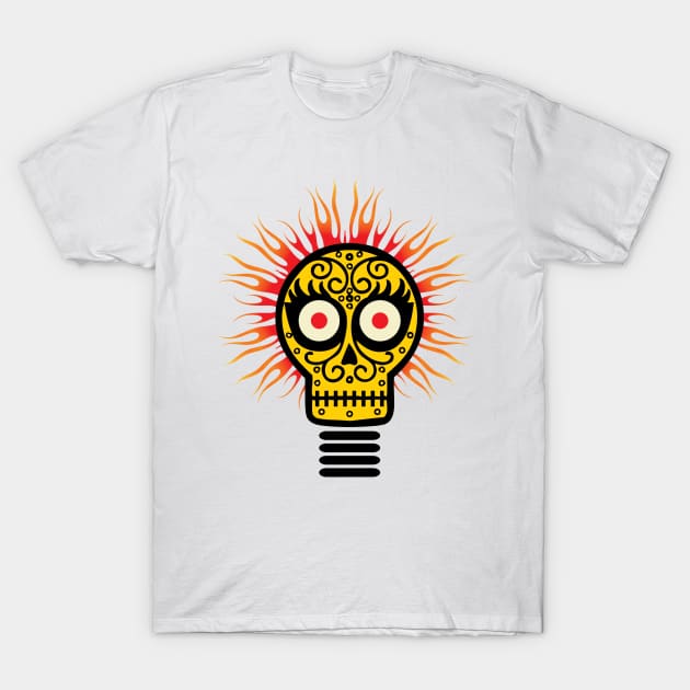 Lightbulb skull T-Shirt by KO&ZO